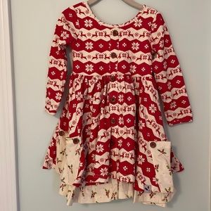 Sweet Honey Christmas Dress 4T